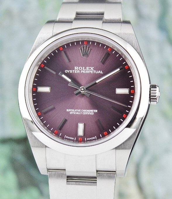 (image for) LIKE NEW UNPOLISHED ROLEX STAINLESS STEEL OYSTER PERPETUAL DATEJUST / 114300